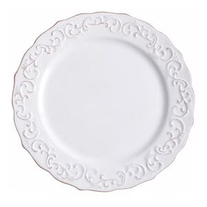Pair of Pier One Antique Scroll Salad Plates